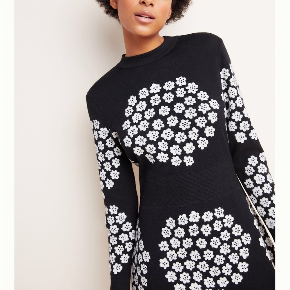 Marimekko Vuolas Puketti Knitted Merino Wool Dress Size XS NWT - Picture 11 of 15